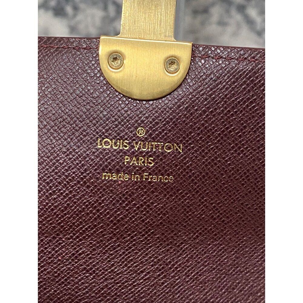 Louis Vuitton Sepia Monogram Idylle Canvas Sarah Wallet with Chain Strap - Picture 7 of 11
